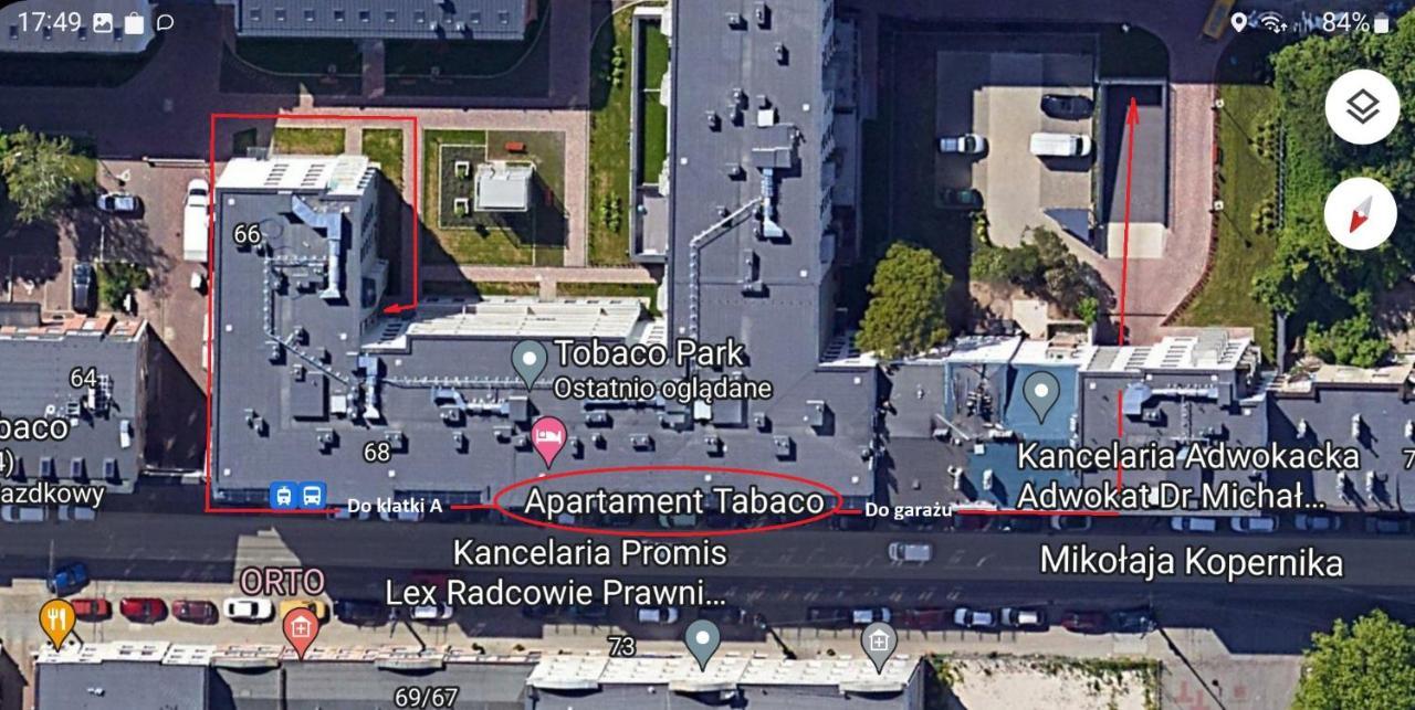 Apartament Tabaco Lodź Bagian luar foto
